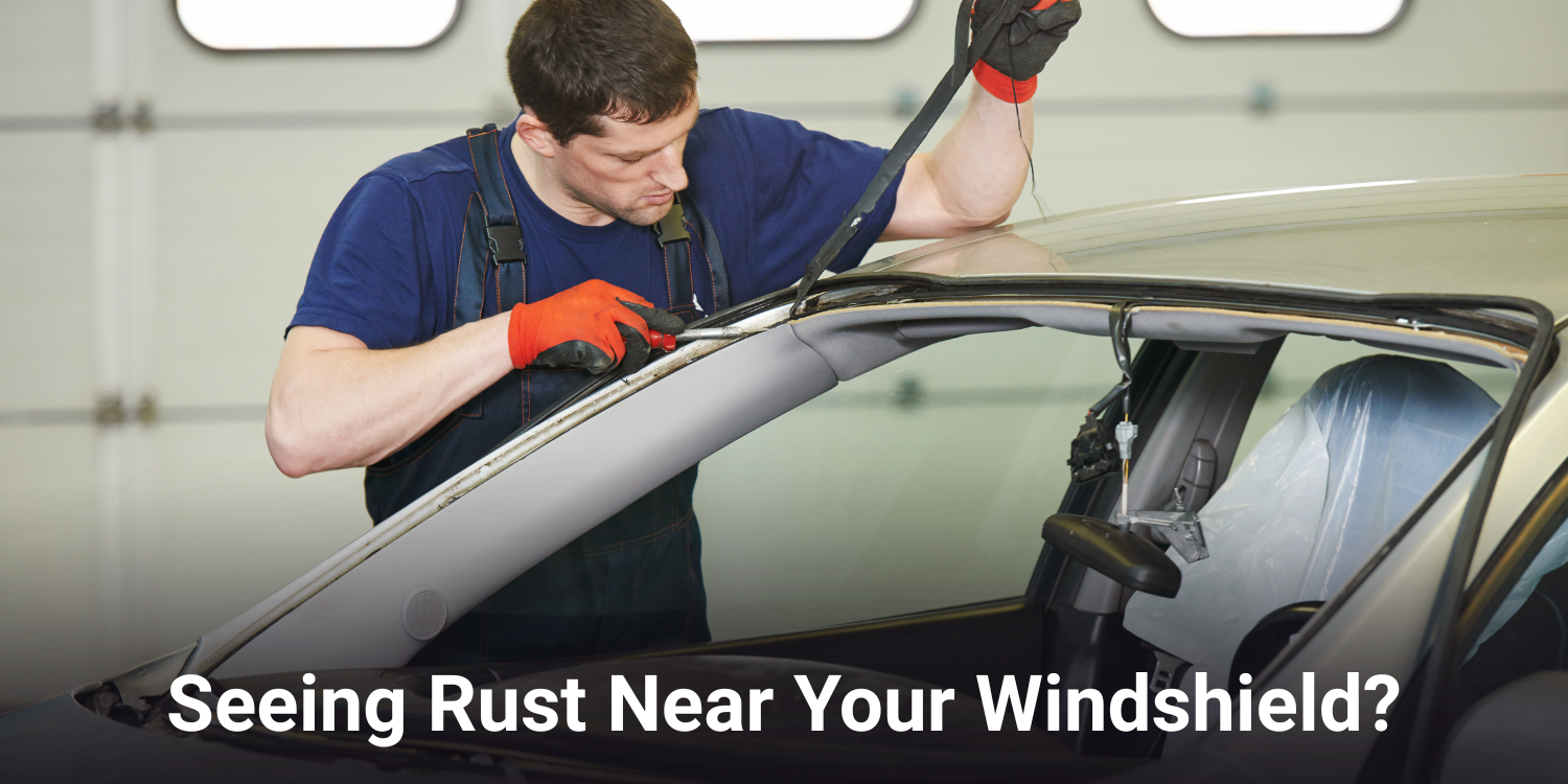 Removing rust from windshield